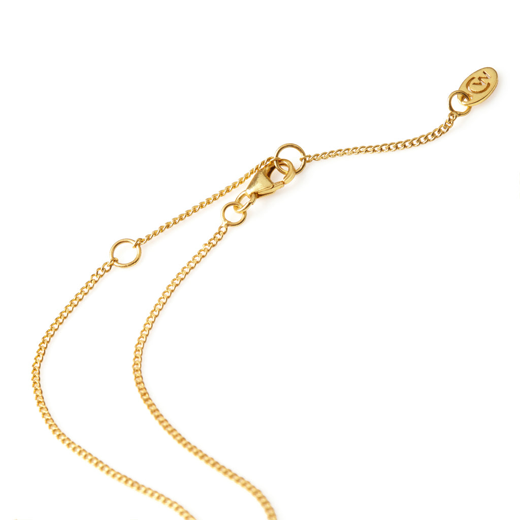 Adjustable gold link chain