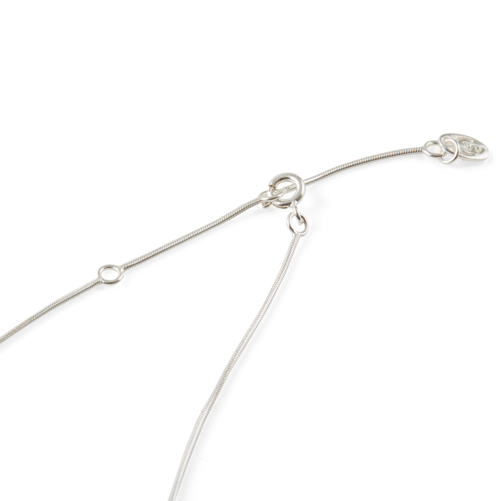 ADJUSTABLE SILVER SNAKE CHAIN
