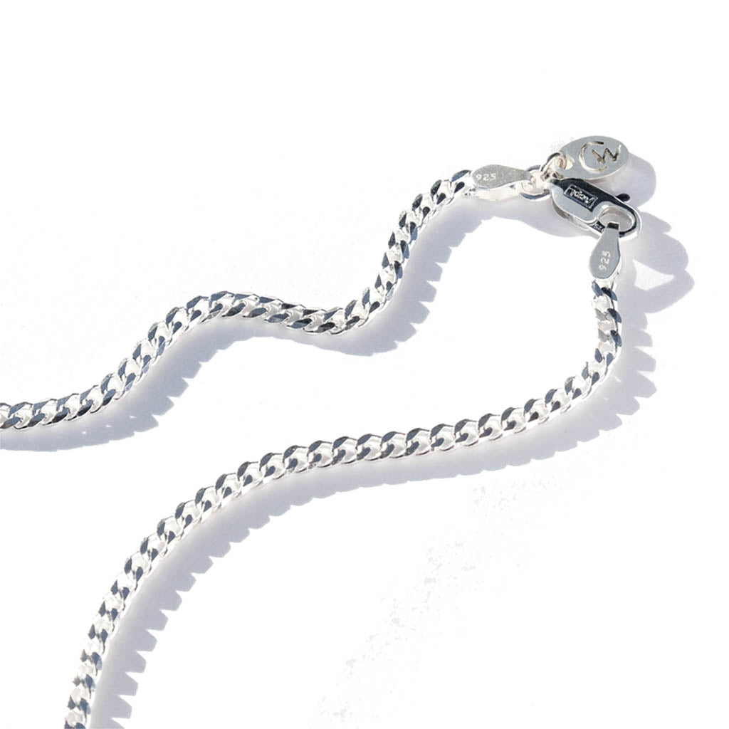 Men's Cuban Silver Curb Chain