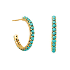 Halo Radiance Hoops Gold