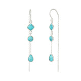 Drop in the Ocean Threader Earrings