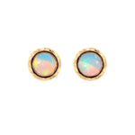 MAYA STUDS OPAL GOLD