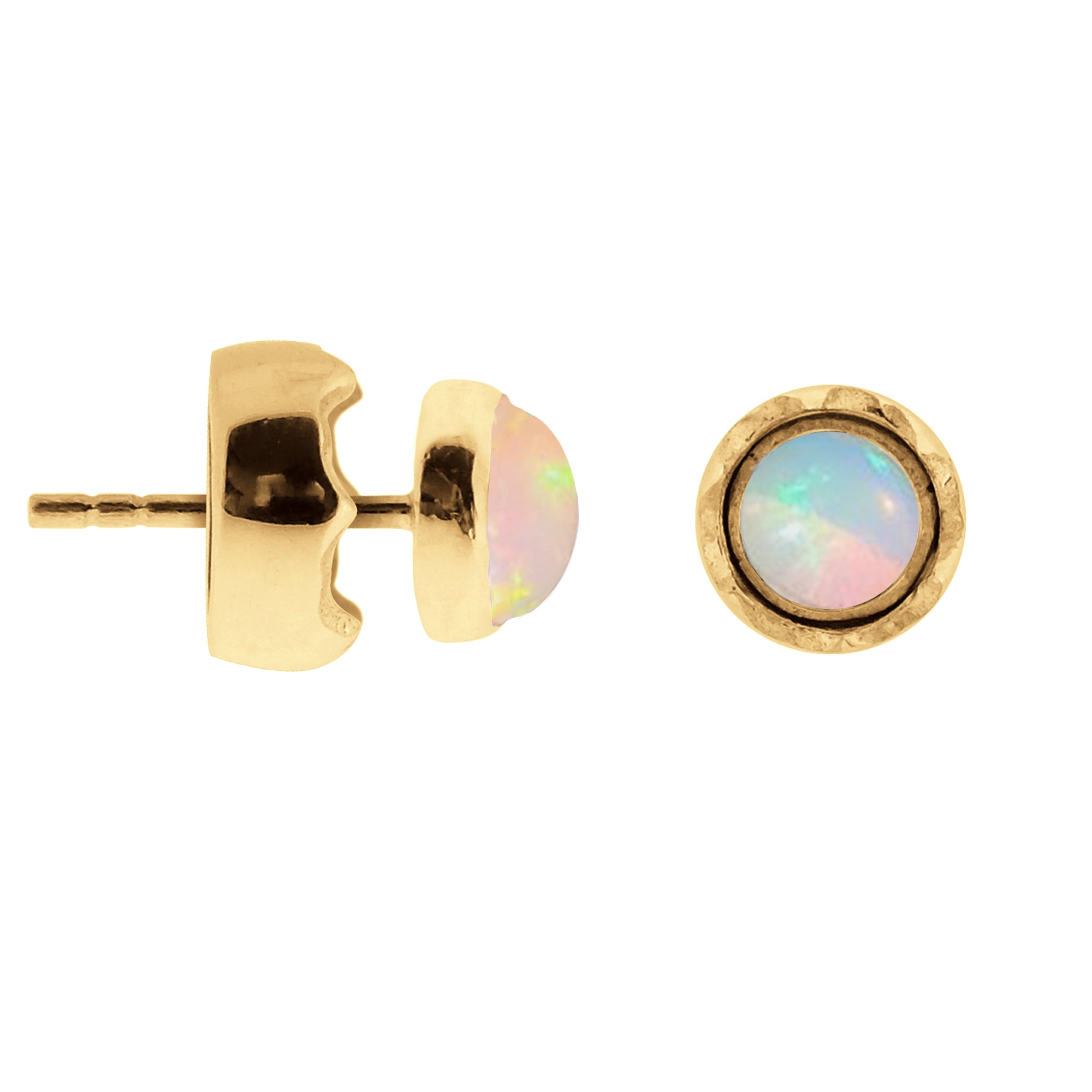 MAYA STUDS OPAL GOLD