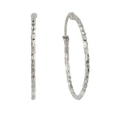 JODHPUR LARGE SILVER HOOPS
