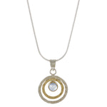 Moonstone infinity necklace