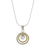 Moonstone infinity necklace