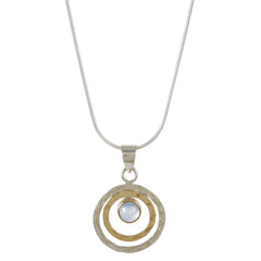 Moonstone infinity necklace