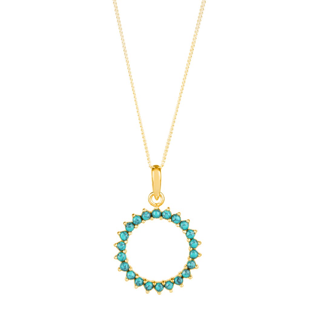 Halo Radiance Necklace Gold