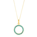 Halo Radiance Necklace Gold