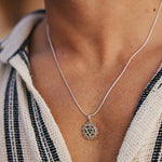 Heart Chakra Men's Necklace Snake Chain