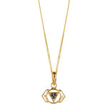 THIRD EYE CHAKRA NECKLACE GOLD