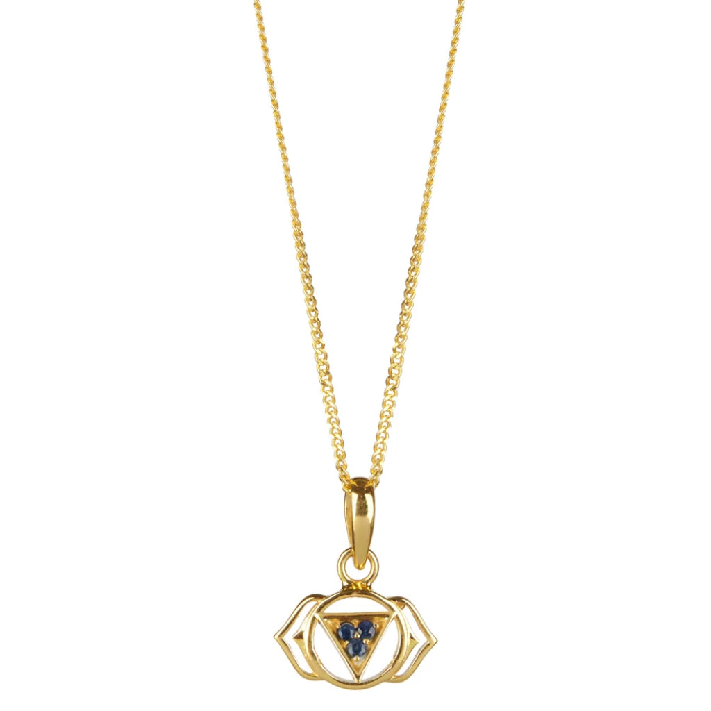 THIRD EYE CHAKRA NECKLACE GOLD