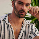 Men's Sacral Chakra Necklace Snake Chain