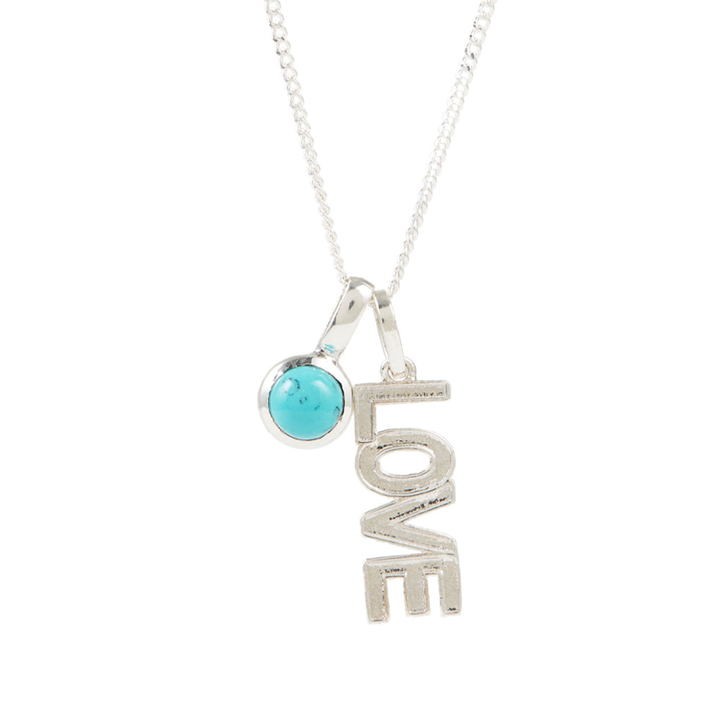 LOVE ROCKS BIRTHSTONE NECKLACE