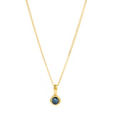 Sapphire September Charm Necklace
