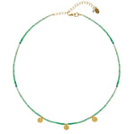 Green Onyx Beaded Necklace