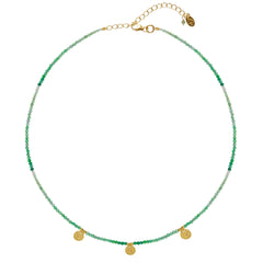 Green Onyx Beaded Necklace