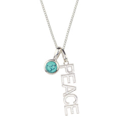 Silver Peace Necklace