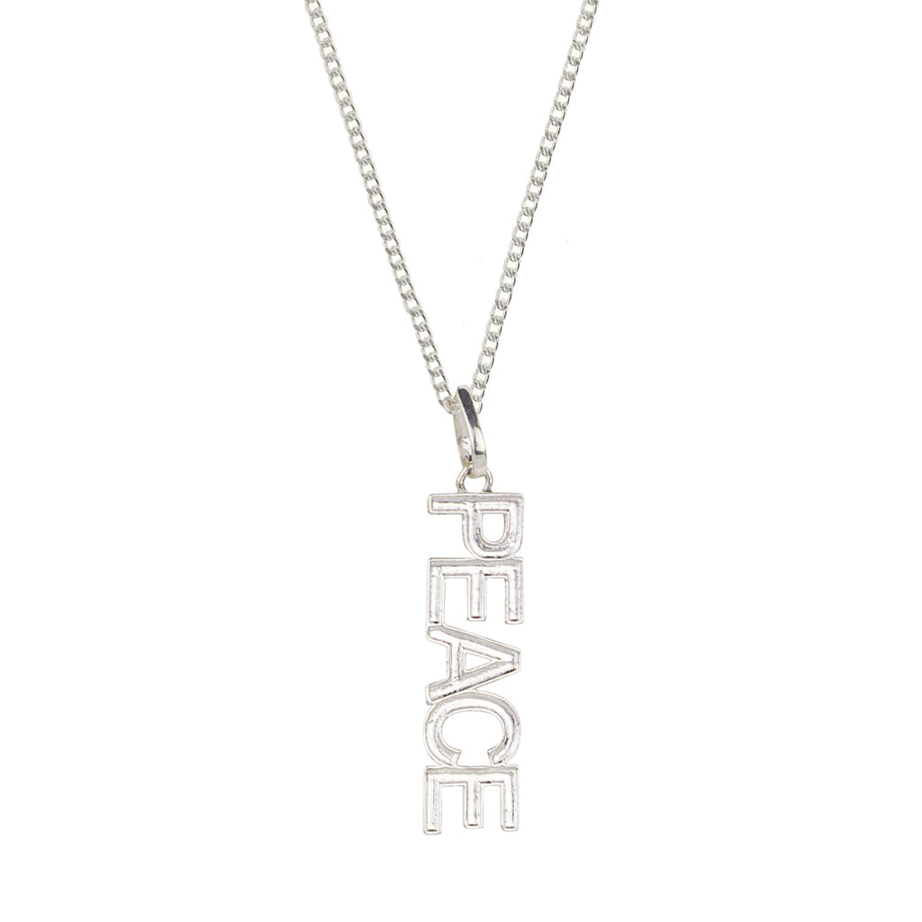 Silver Peace Necklace