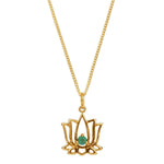 Gold Lotus Flower Necklace