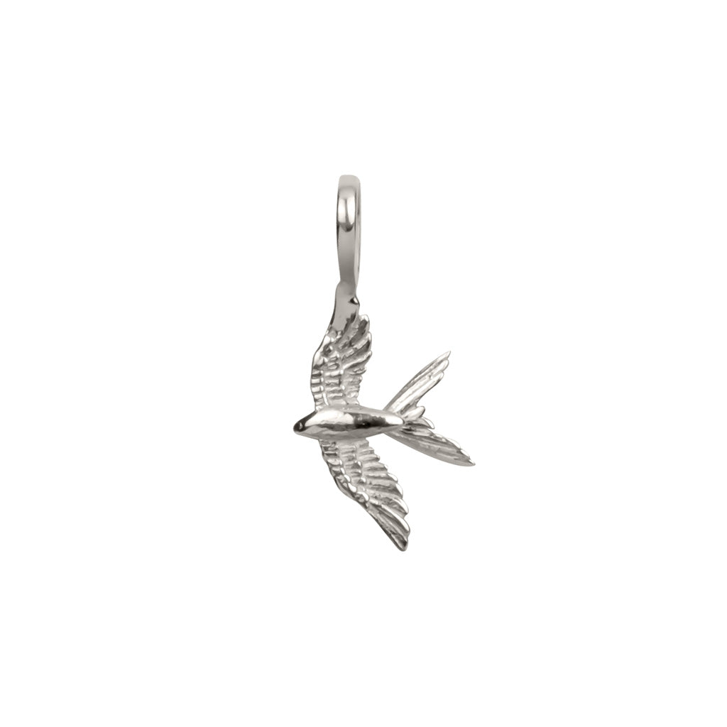 SILVER SWALLOW PENDANT