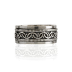 Celtic Bravery Silver Spinning Ring