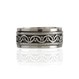 Celtic Bravery Silver Spinning Ring