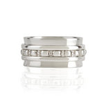 Maharani Manifest Silver Spinning Ring