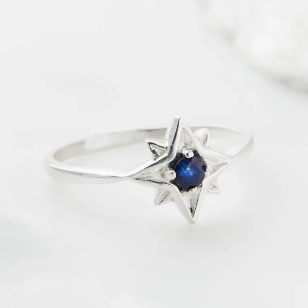 Guiding North Star Ring - Sapphire