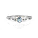 Holi Jewel Stacking Ring - Blue Topaz