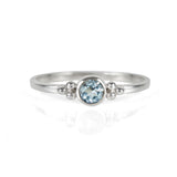 Holi Jewel Stacking Ring - Blue Topaz