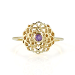 CROWN CHAKRA RING GOLD