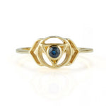 THIRD EYE CHAKRA RING GOLD