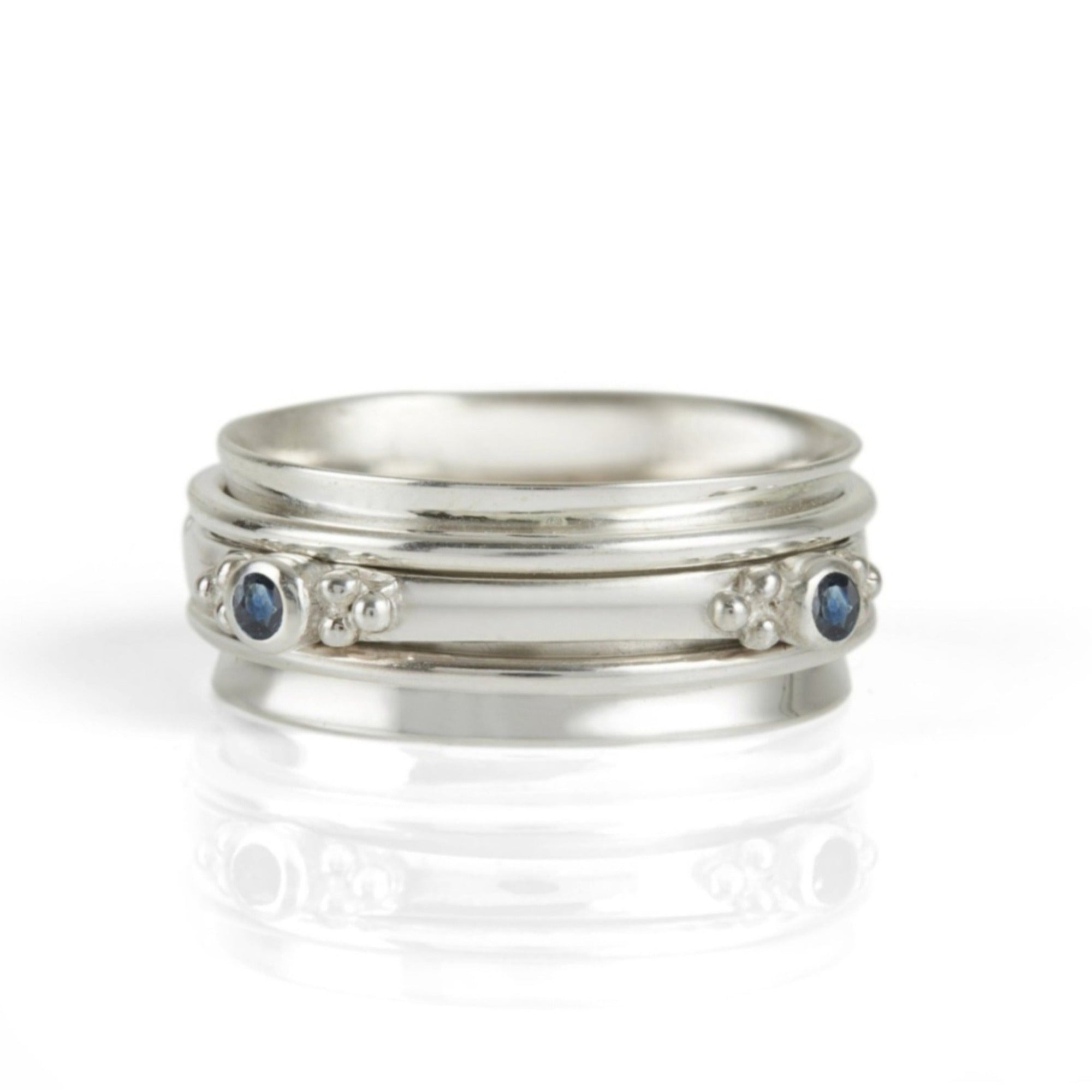 Rajalita Wisdom Sapphire Spinning Ring