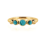 LAKSHMI TURQUOISE RING GOLD