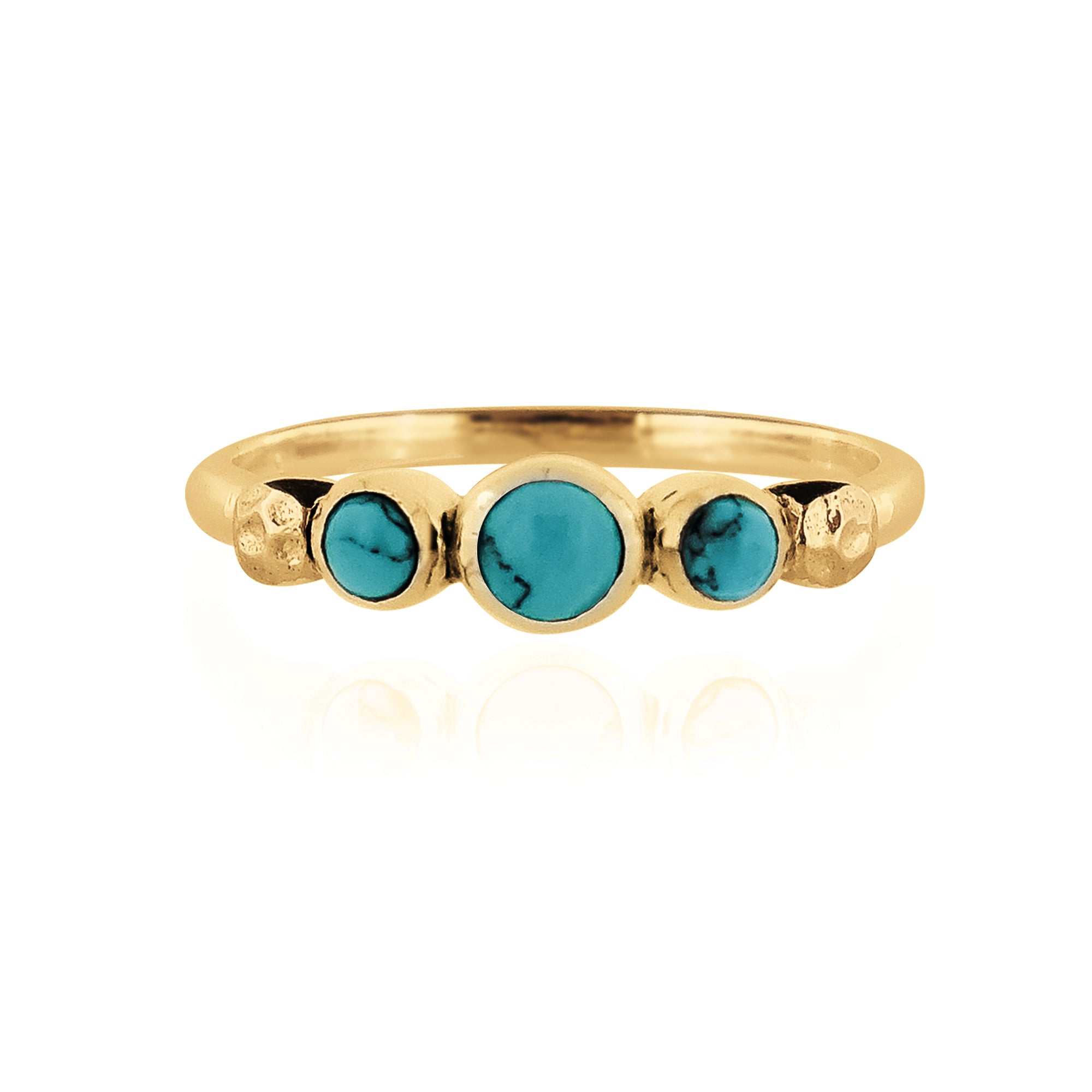LAKSHMI TURQUOISE RING GOLD