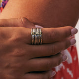 Spin For Peace Stacking Ring
