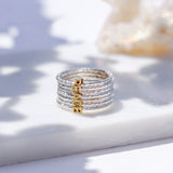 Spin For Peace Stacking Ring