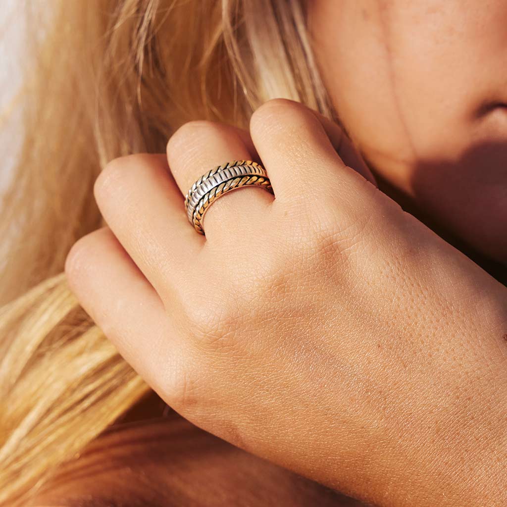 Trust In Life Unisex Spinning Ring