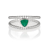 TRILLION RAWA RING GREEN ONYX