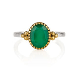 SUNDAR RING GREEN ONYX