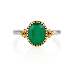 SUNDAR RING GREEN ONYX