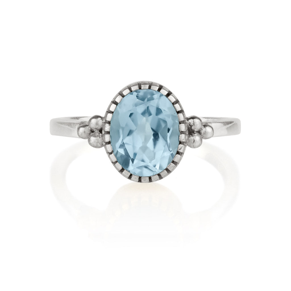 Sundar Blue Topaz Ring
