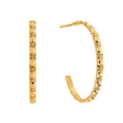 Maharani Manifest Large Hoop Earrings - Gold