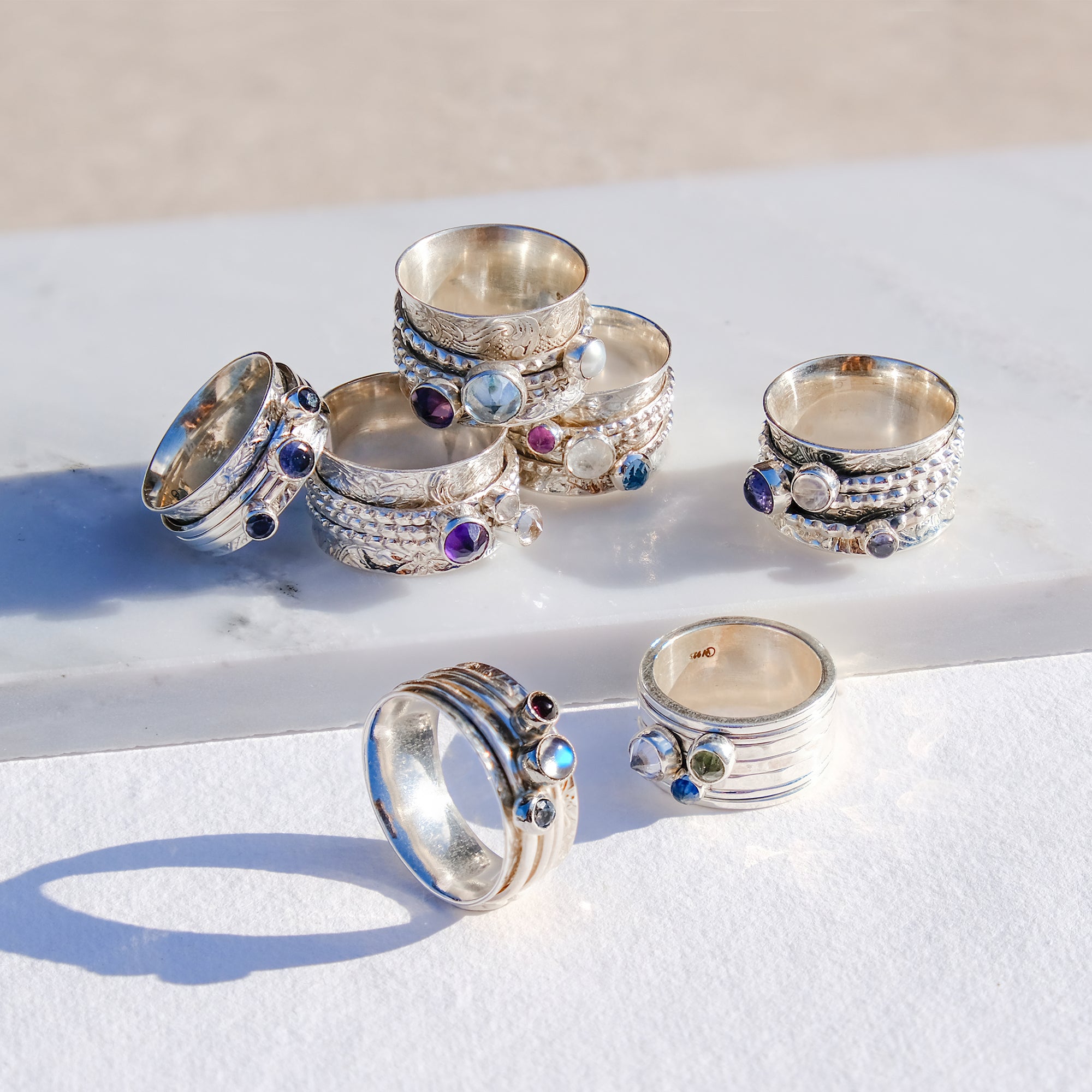 PERSONALISED SPINNER RINGS